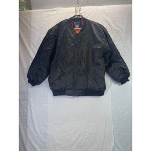 Jon Lauren Apparel Orlando Bomber Style Jacket black Size Large pre-owned good c